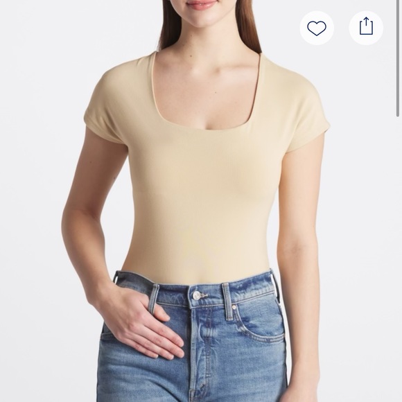 NWT square neck bodysuit - Picture 4 of 5